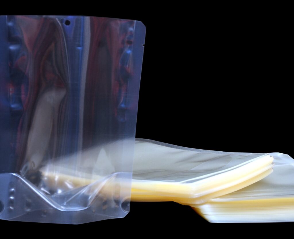 Transparent stand-up retort pouches 5.875 x 3.875 100 pack