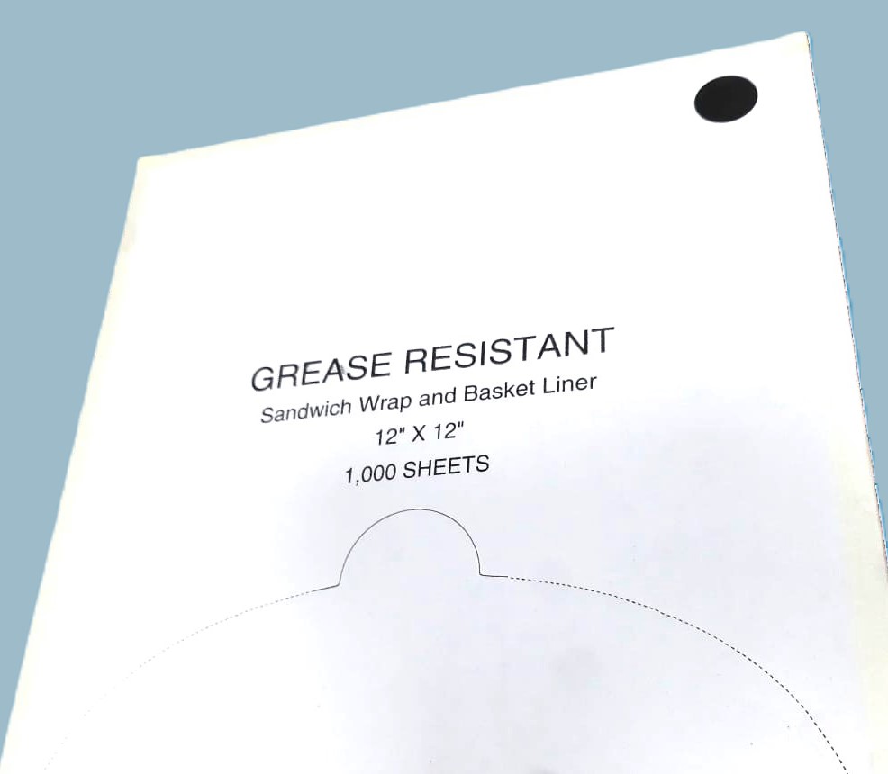 Grease Resistant Wraps & Basket Liners – Black Check – 12" x 12" – 1,000 Pack - Image 4