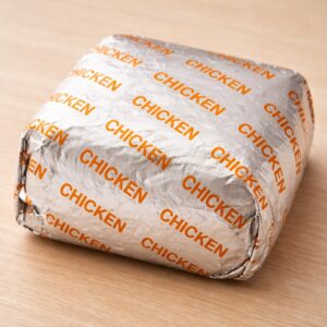 Foil insulated sandwich wraps chicken print 10.5 x 14 1,000 count